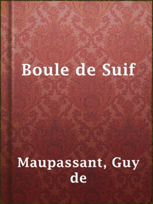 Boule de Suif - ebook